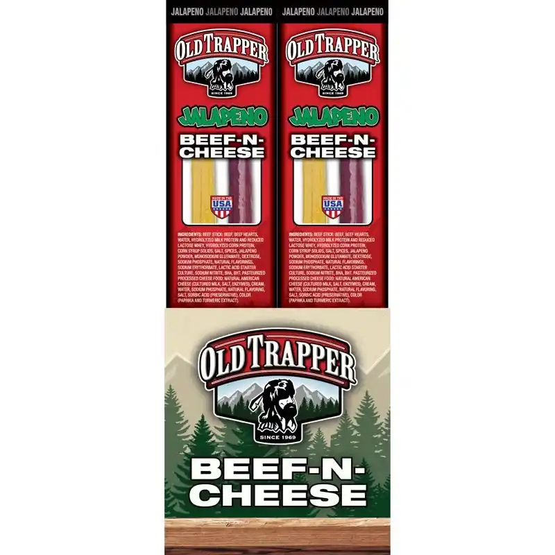 Jalapeno Beef Stick And Cheese 1.3 Oz Boxed Snack