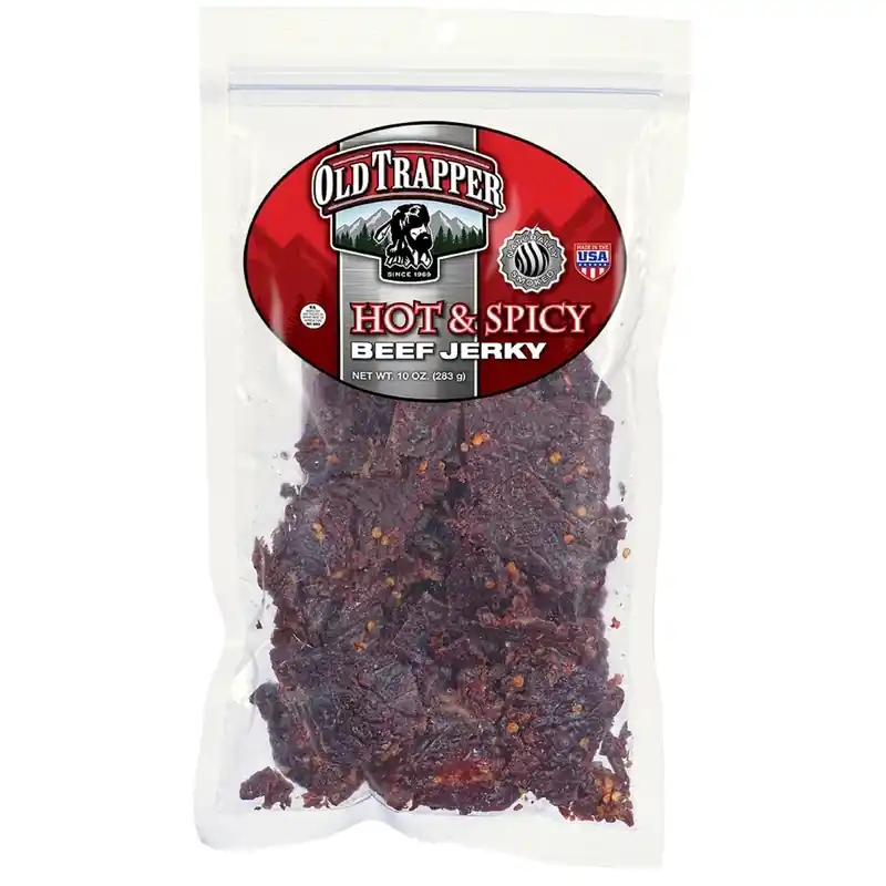 Hot & Spicy Beef Jerky 10 Ounce Bagged Snack