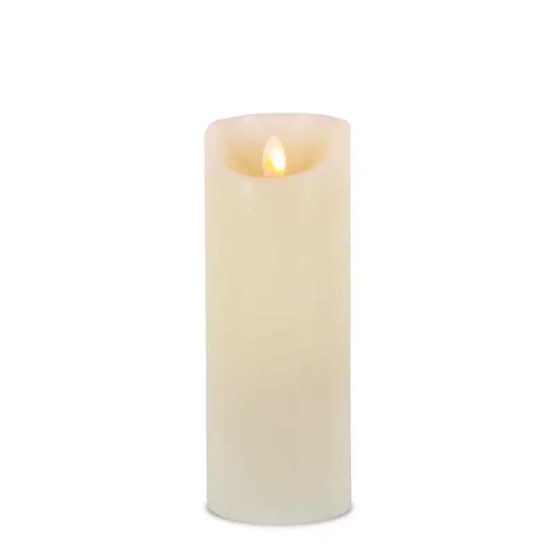 Gerson Led Bisque Aurora Flame Candle 8 Inch Battery Operated