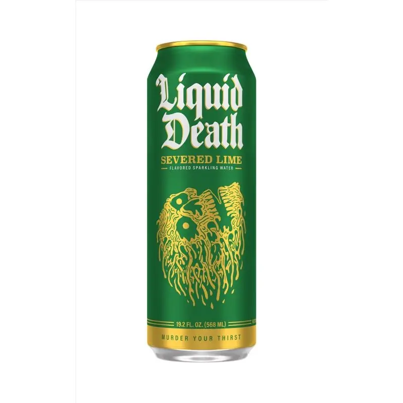 Liquid Death Severed Lime Lime Sparkling Natural Mineral Water 19.2 Oz 1 Pk