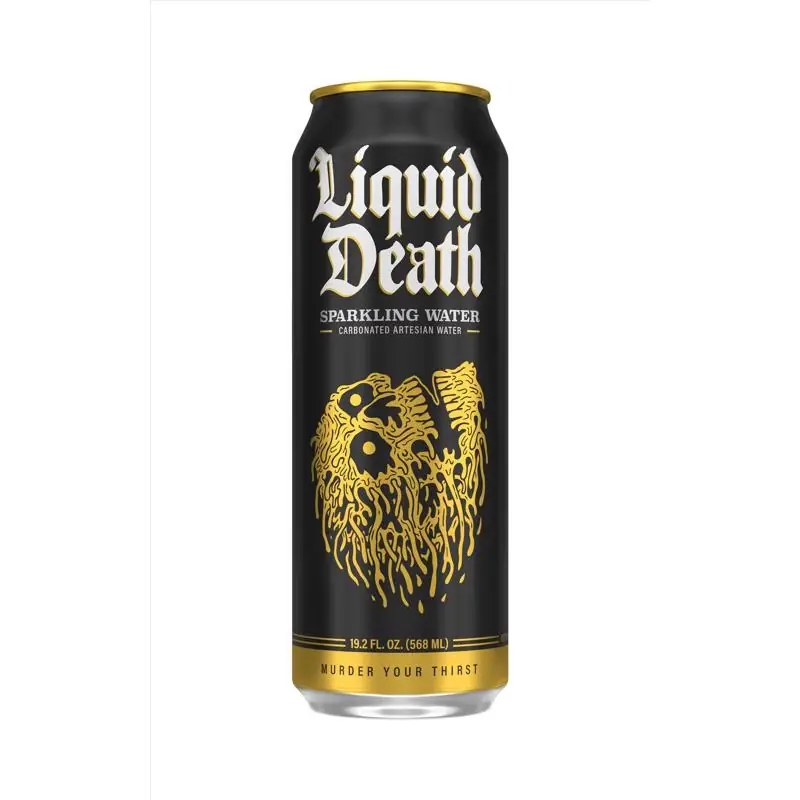 Liquid Death Sparkling Water Sparkling Natural Mineral Water 19.2 Oz 1 Pk