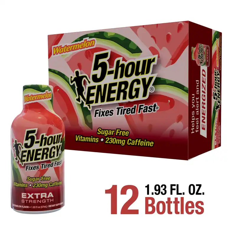 5-hour Energy Sugar Free Watermelon Energy Shot 1.93 Fl. Oz.