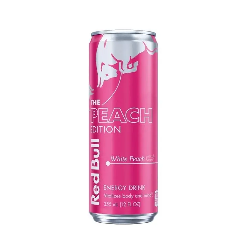 Red Bull White Peach Energy Drink – 12 oz Summer Edition