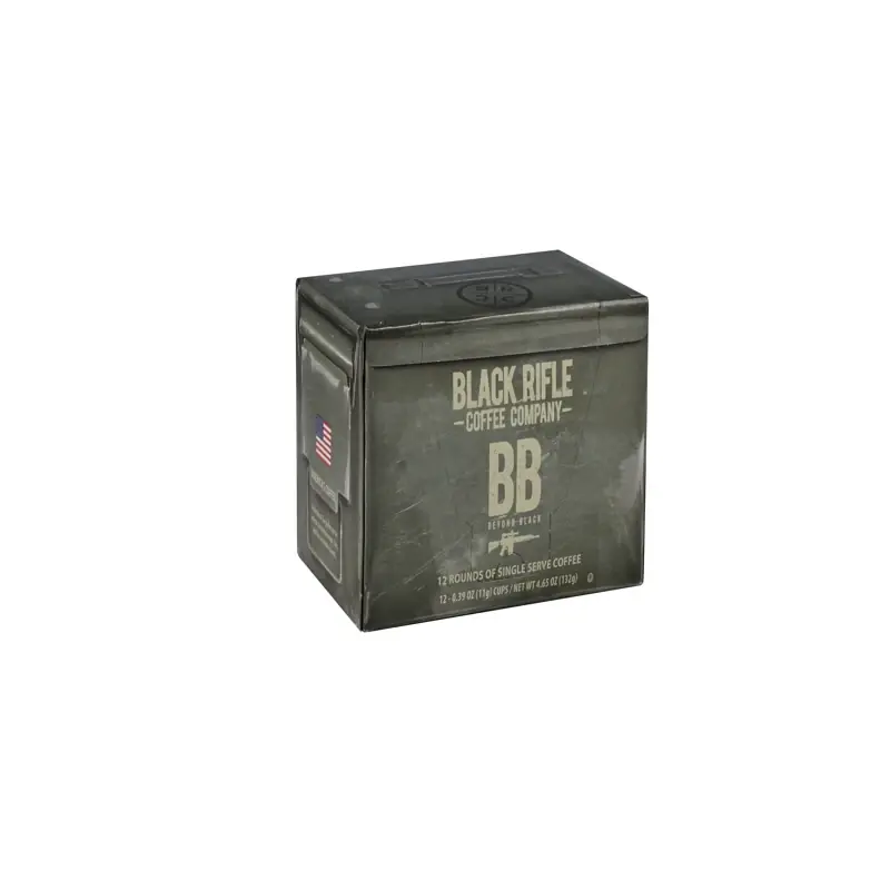 Black Rifle Coffee Company Beyond Black Caramel/Dark Chocolate/Nutty Coffee K-Cups 12 Pk