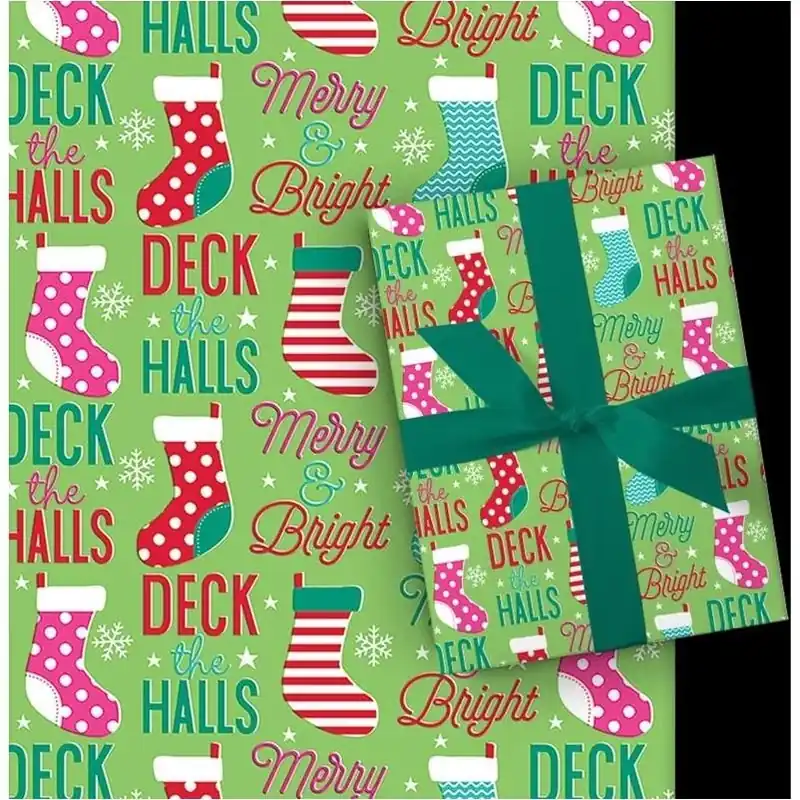 Vibrant Assorted Gift Wrapping Paper – 30 cm Wide Roll (35 m)