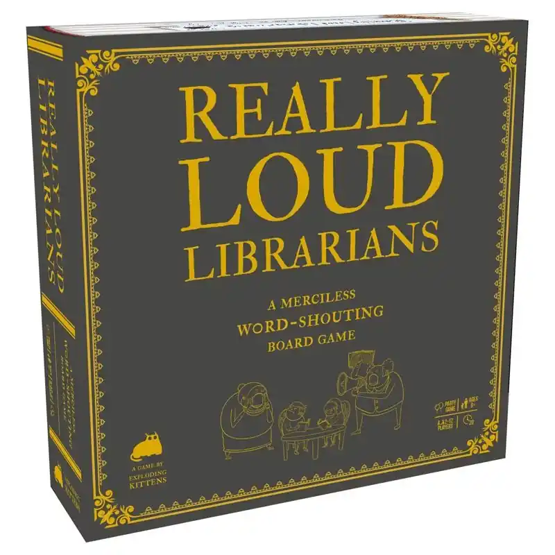 Exploding Kittens Exploding Kittens Really Loud Libarians Board Game Multicolored 101 Pc