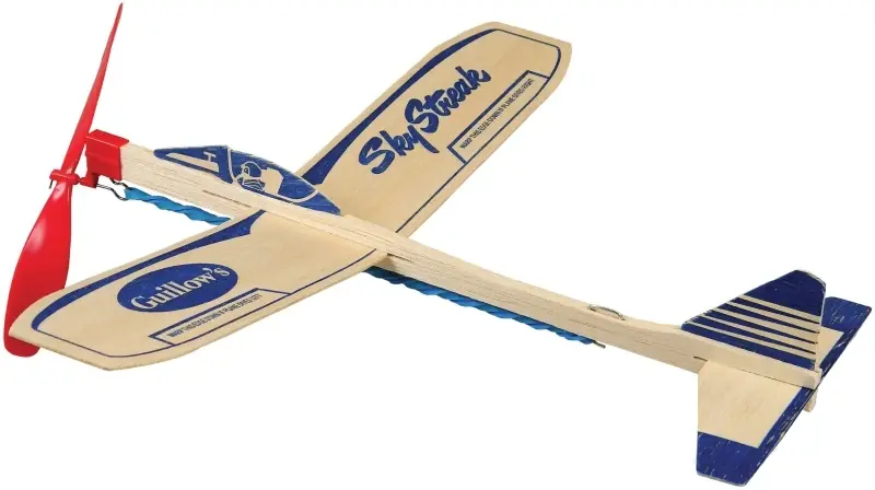 Paul Guillow Glider Plane Balsa Wood Multi-Colored 1 Pc.