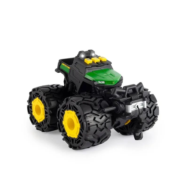 John Deere Monster Tread Toy With Lights And Sounds - 6 Inch Multicolored