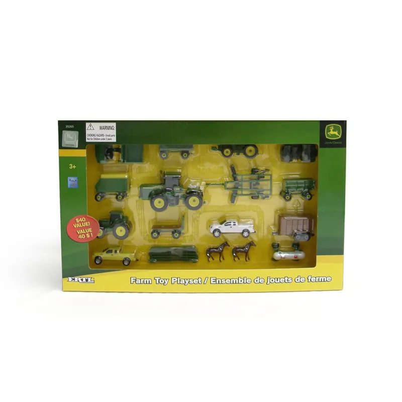 John Deere 20-Pc. Vehicle Value Set, 1 64 Scale