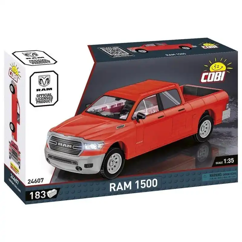 Cobi 183‑Piece Multicolor RAM 1500 Truck Building Set – Kids Construction Toy