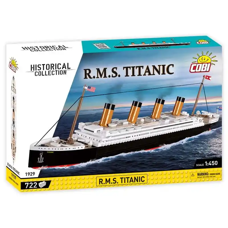 COBI R. M. S. Titanic Block Set Multicolored 722 Pc