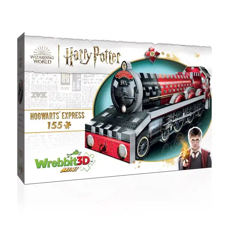 Wrebbit3D Harry Potter Hogwarts Express Mini 3D Jigsaw Puzzle Multicolored 155 Pc