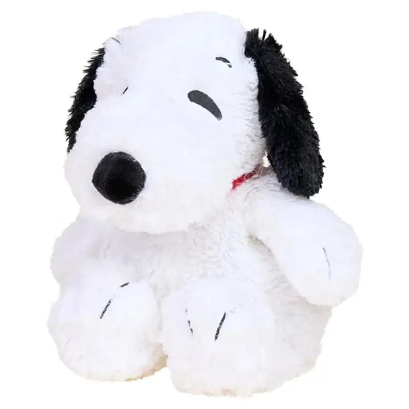 Warmies Snoopy Plush Stuffed Animal Black/white 14x8x8 Inches