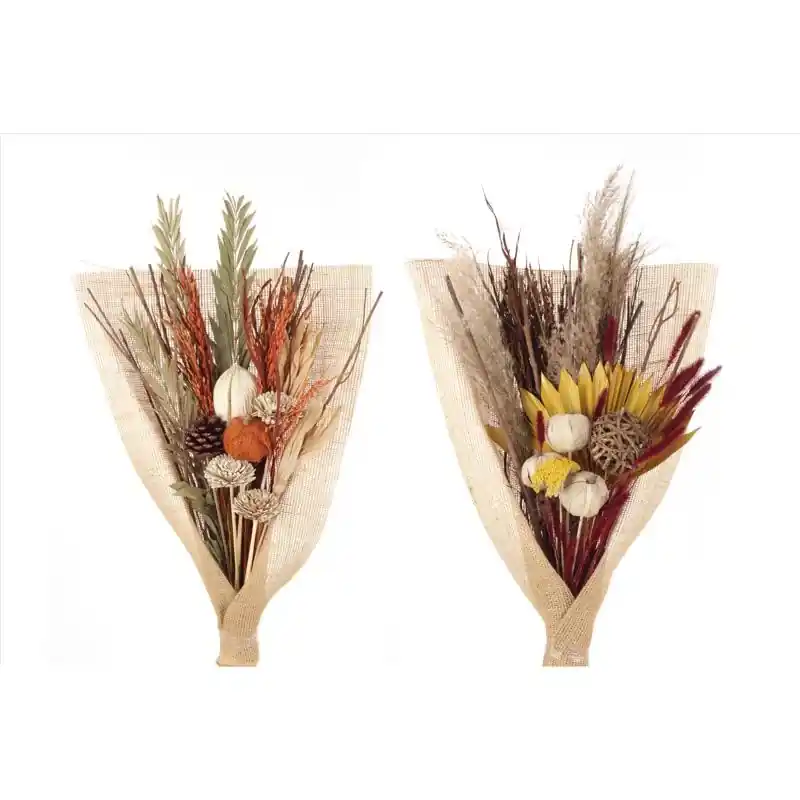 Second Nature Harvest Skies And Copper Indoor Bouquet, 48in Height