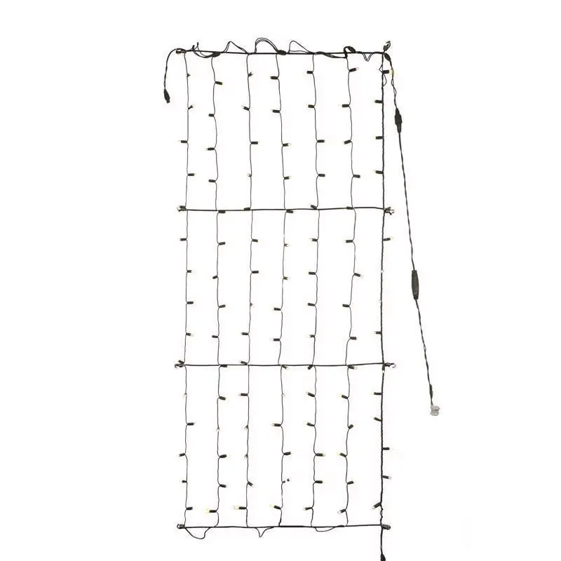 Platinum Led Mini Warm White 100 Count Net Christmas Lights 6 Feet