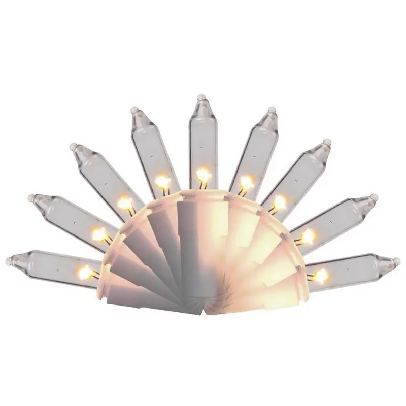 Celebrations Classic LED T5 Warm White 100 Ct String Christmas Lights 24.75 Ft.