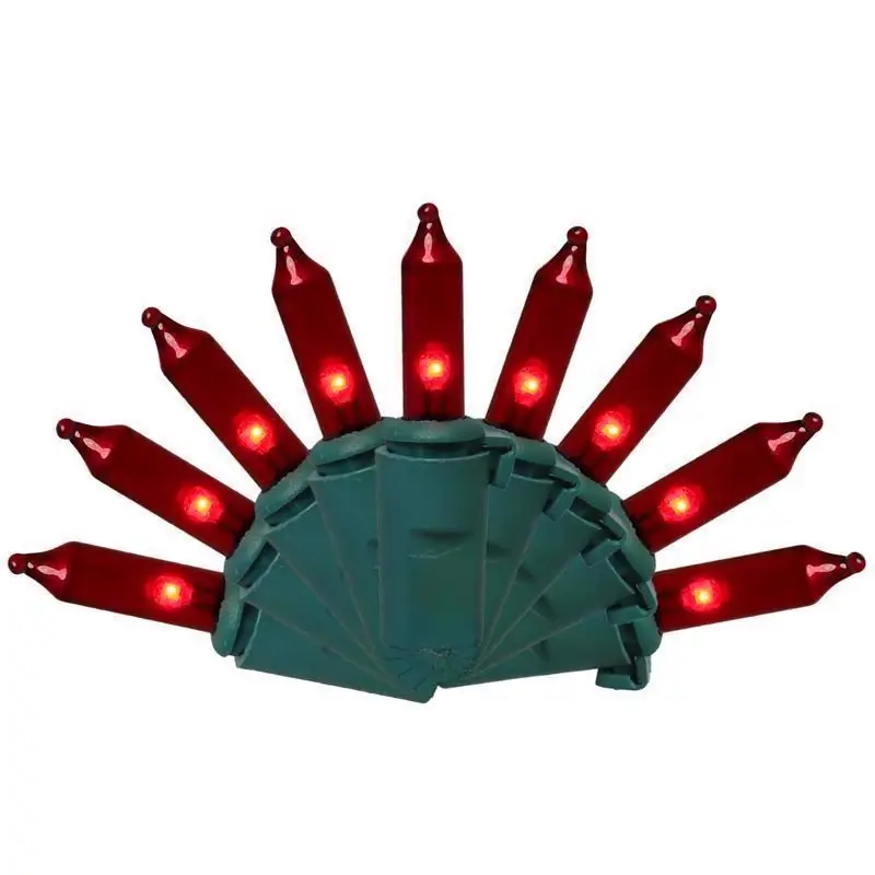 Celebrations Classic LED T5 Red 100 Ct String Christmas Lights 24.75 Ft.