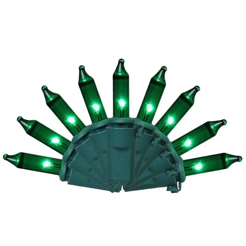 Celebrations Classic LED T5 Green 100 Ct String Christmas Lights 24.75 Ft.