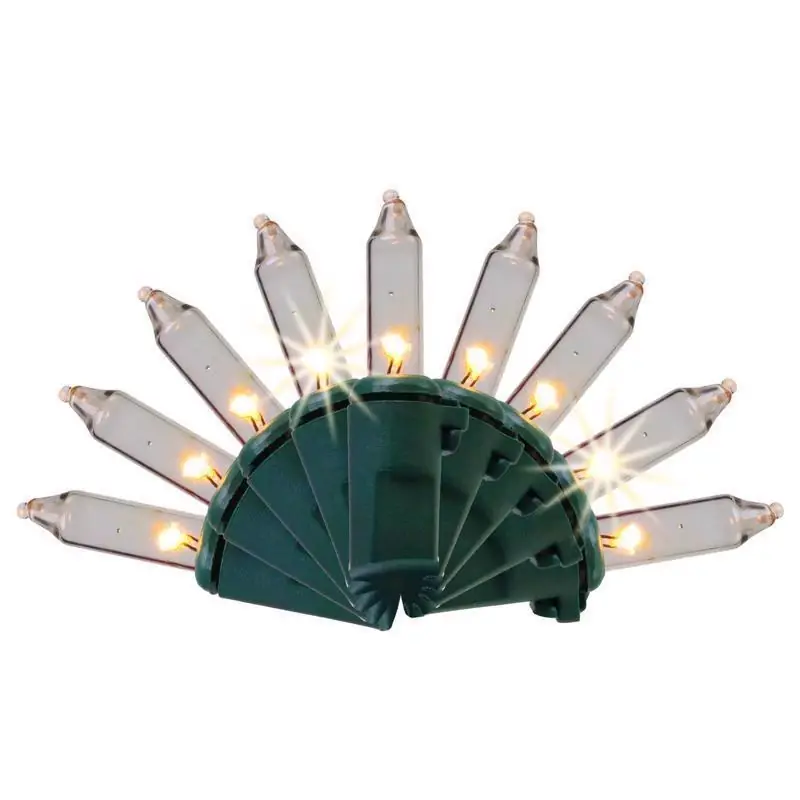 Celebrations Classic LED T5 Warm White 100 Ct String Christmas Lights 24.75 Ft.