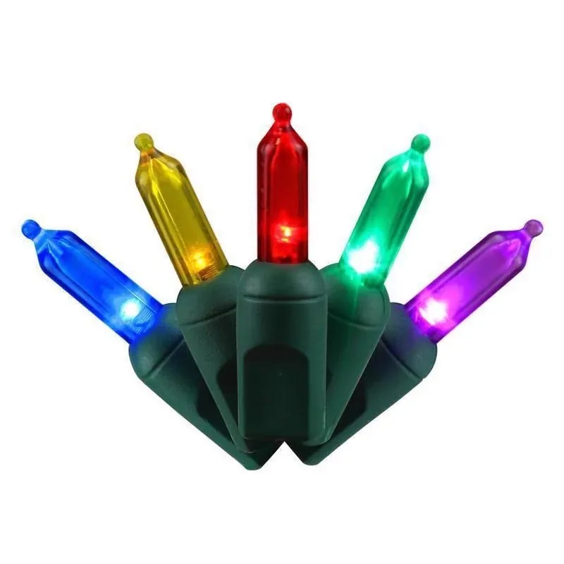 Celebrations 105‑Bulb Multicolor LED T5 Christmas Light String – 26‑Foot Plug‑In Décor