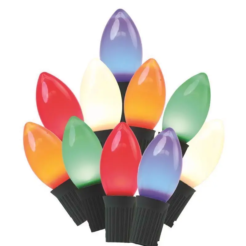 Celebrations Classic LED C9 Multicolored 25 Ct String Christmas Lights 24 Ft.