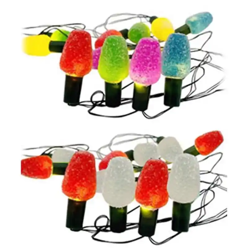 Celebrations LED Multicolored 15 Ct Novelty Christmas Lights 7 Ft.