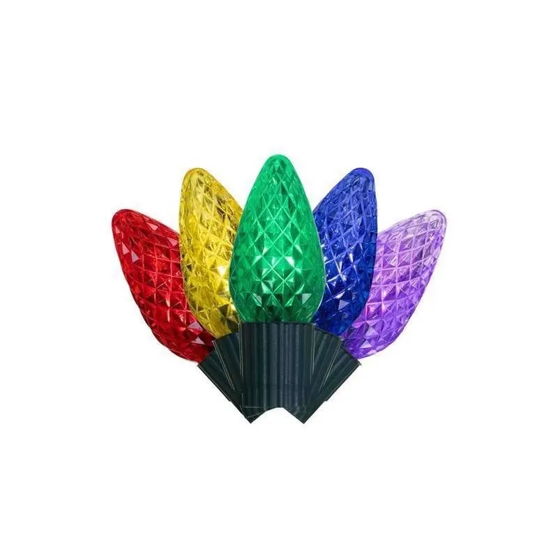 Celebrations Classic 25‑Count Multicolor C9 LED String Lights – 16‑ft Plug‑In Holiday Décor