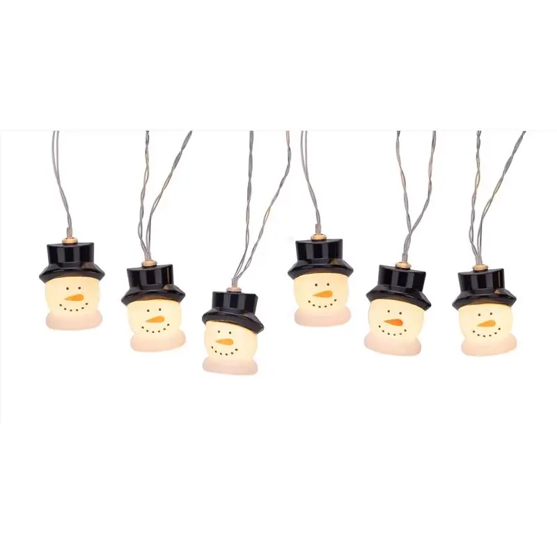 Led Warm White 10 Count String Christmas Lights - Battery Operated