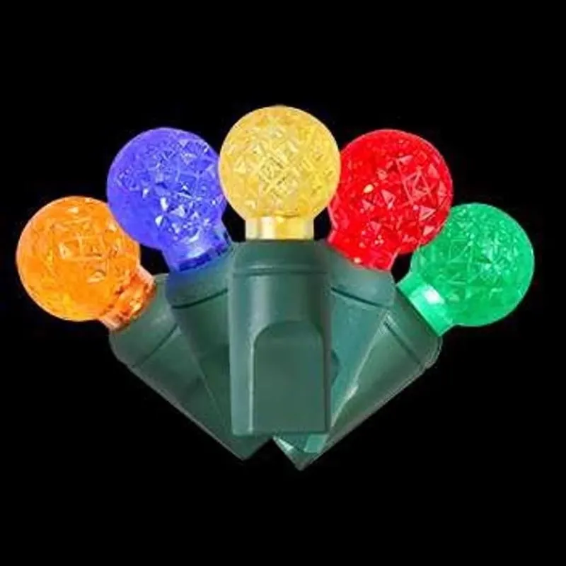 Celebrations LED G12 Multicolored 50‑Count Christmas String Lights