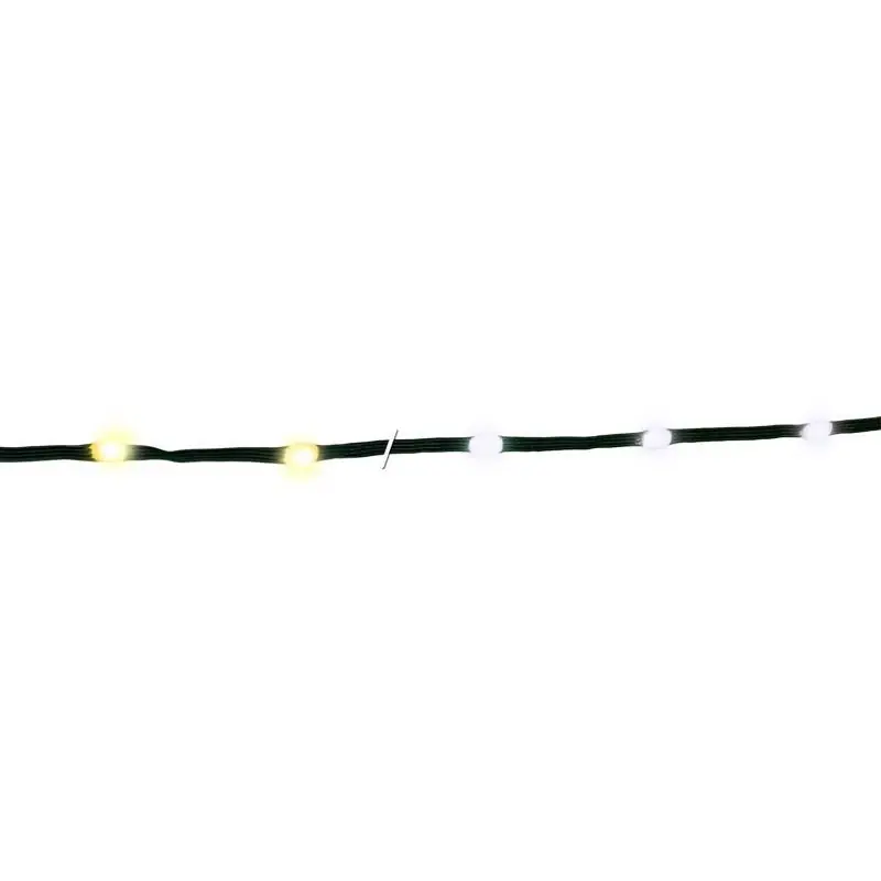 Led Pure White/warm White 200 Count String Ribbon Light 33 Feet