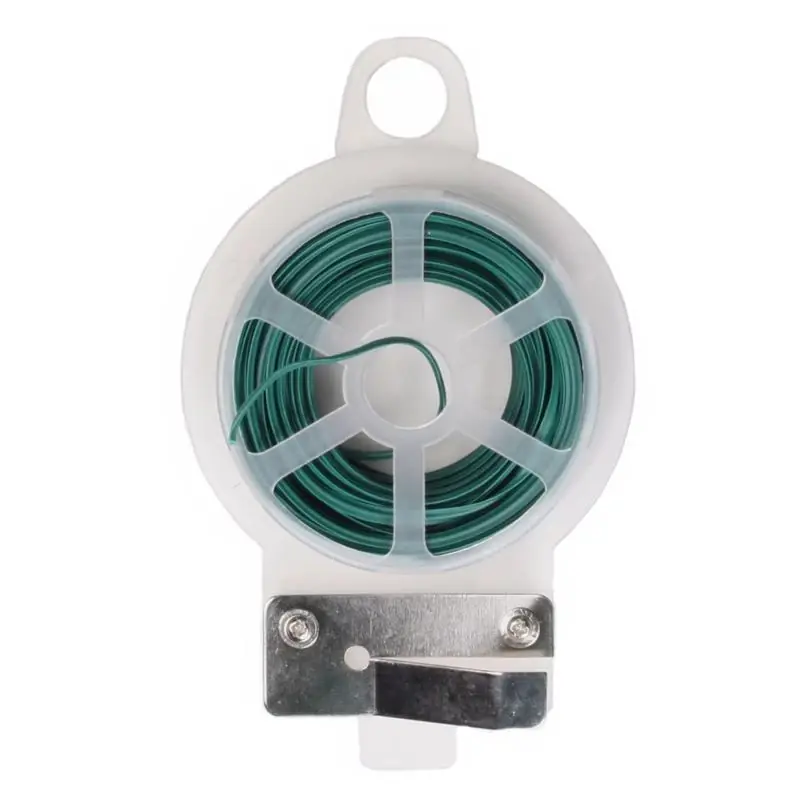 Holiday Wire Tie Dispenser With Cutter, 288 Inches Long, Plastic