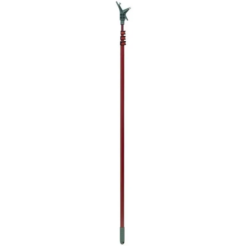 Dyno 16‑Foot Telescoping Decorating Pole With Safe‑T‑Reach Adapter – Red