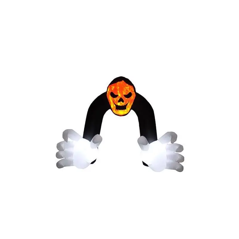 A Holiday Company 13 Ft Prelit Reaper Archway Inflatable Halloween Decoration