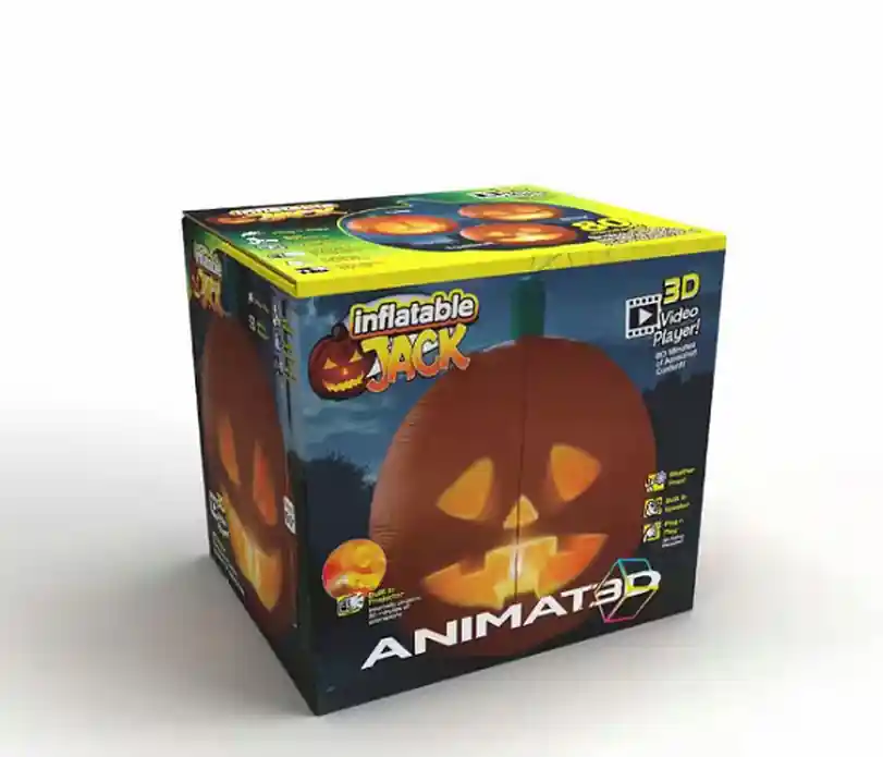 Jabberin‘ Jack 5 Ft. Prelit Halloween Pumpkin Inflatable Decoration