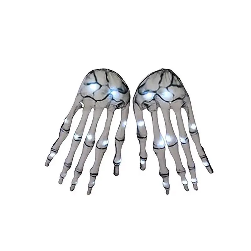 A Holiday Company 3 Ft Led Prelit Posable Skeleton Hands Halloween Decor