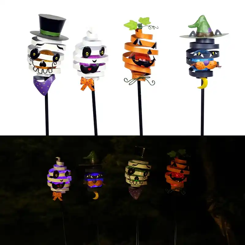 Led Bouncy Halloween Stake Yard Decor - 21 In Height, Battery Operated