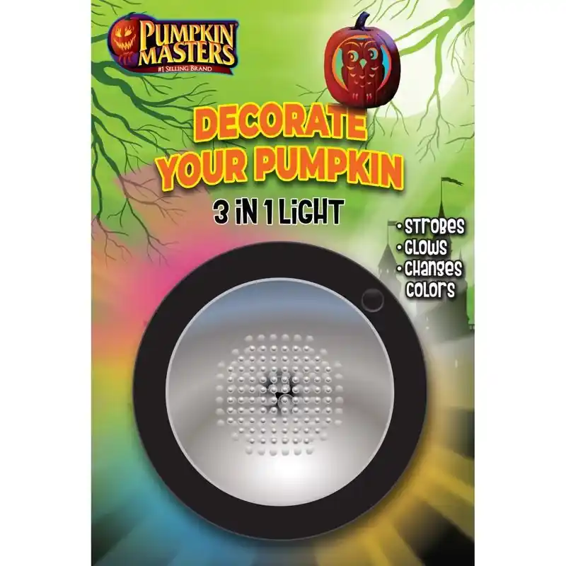 Pumpkin Masters 3-in-1 Light 1 Pk