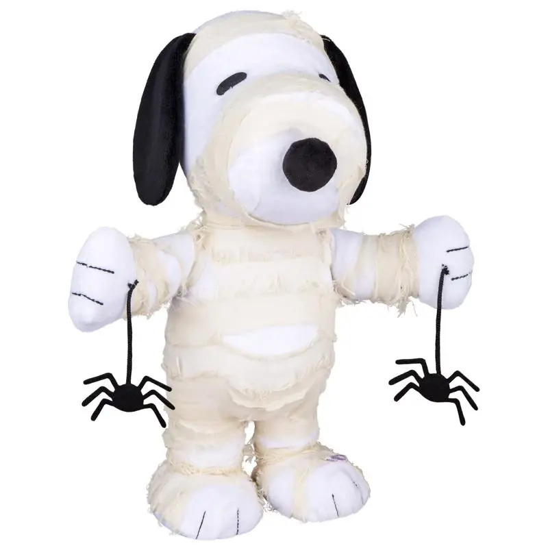 Gemmy Animated Musical Plush Halloween Snoopy In Mummy Costume, 14 Inch