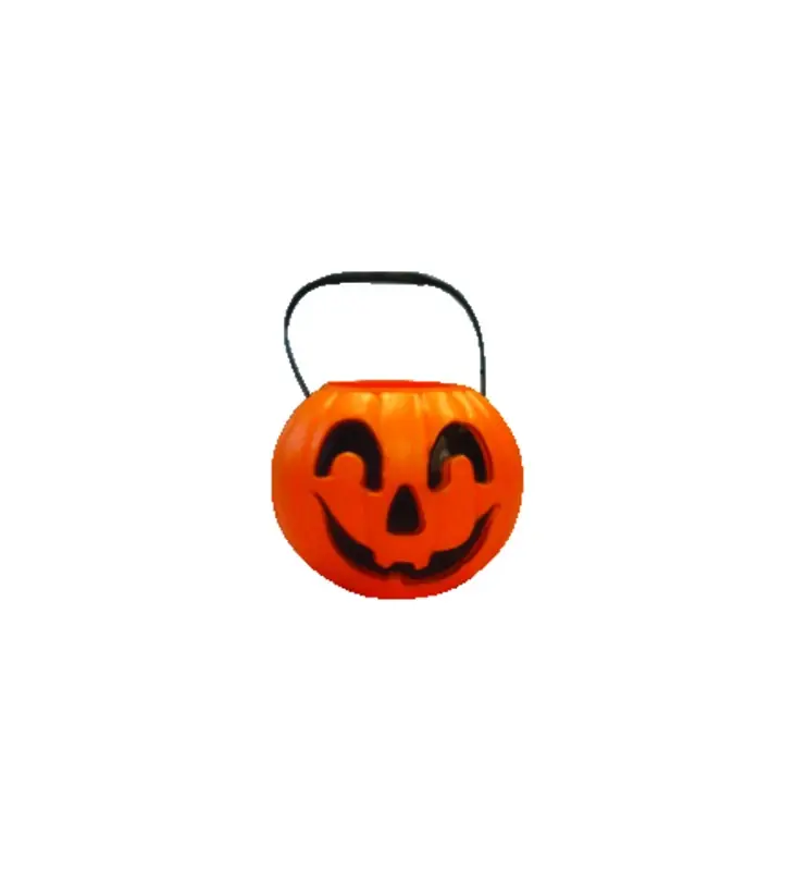 Union Products 8 In. Pumpkin Pail Halloween Decor