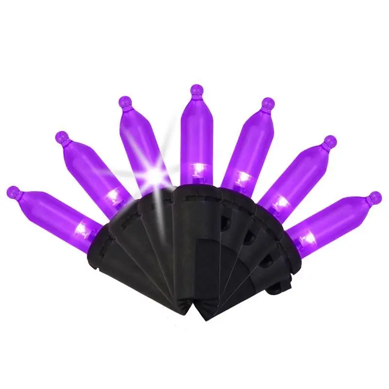 Purple 100 Count Led Mini Halloween String Lights - T5100pls3a