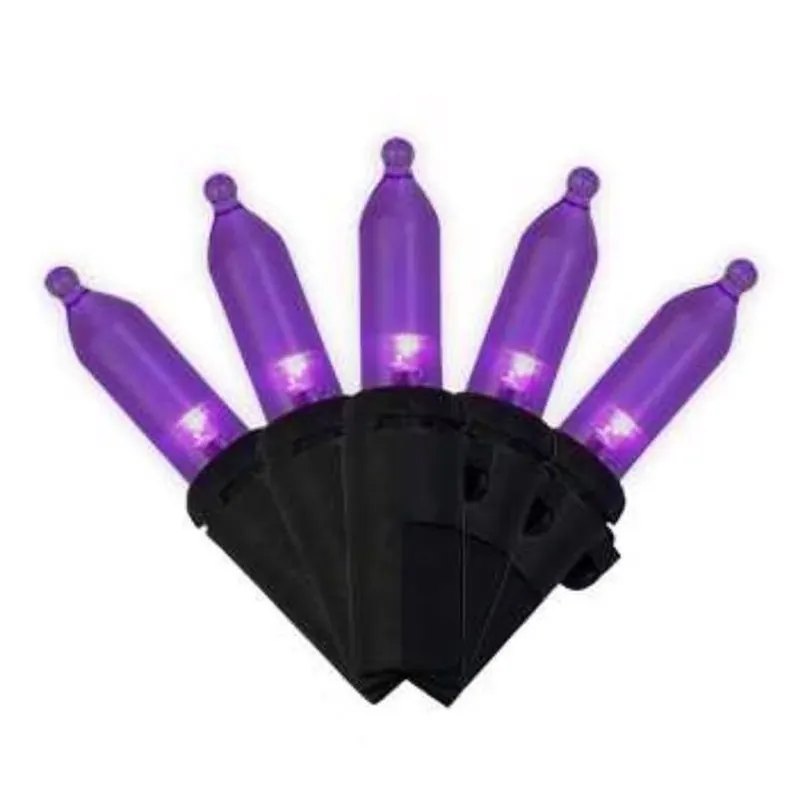 Celebrations Purple LED String Lights – 100‑Count Plug‑In Party Lighting