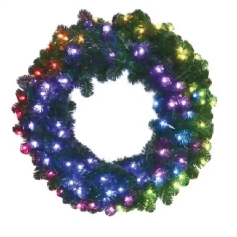 Celebrations 24 Inch Diameter Led Prelit Rgbw Brilliant Wreath