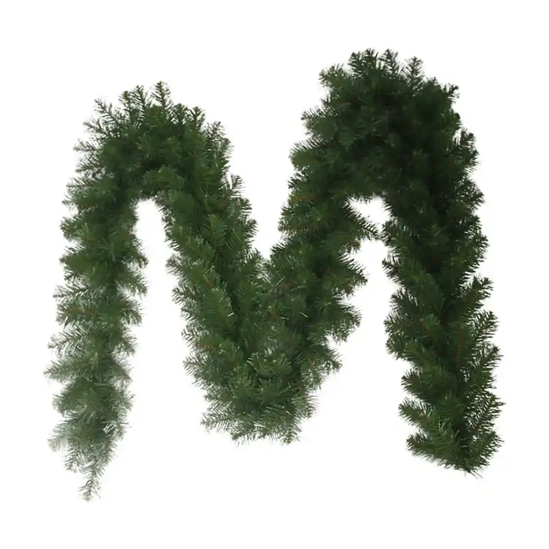8 In. Diameter X 9 Ft. Length Traditional Pine Christmas Garland