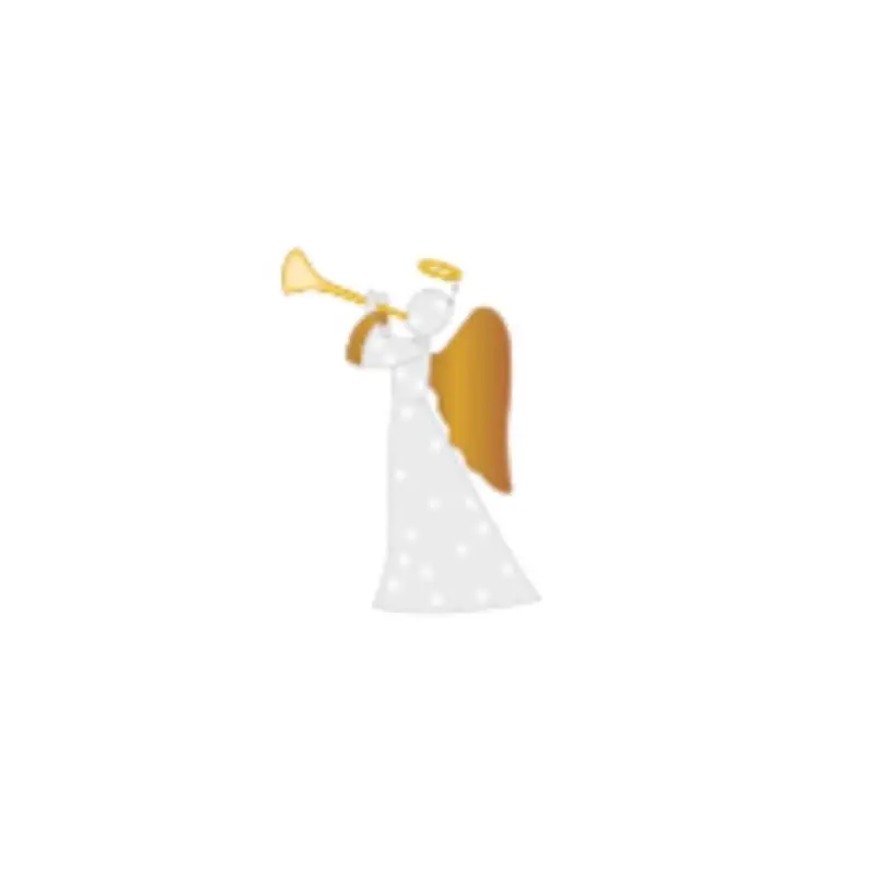 A Holiday Company 6 Ft Led Angel With Gold Inflatable Decoration