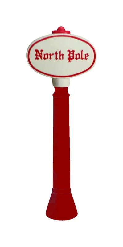Union Products Blow Mold LED North Pole Sign 45 In.