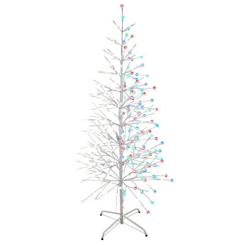 Celebrations Led Multi-color Birch 5.5 Ft Yard Decor With Plug-in Power