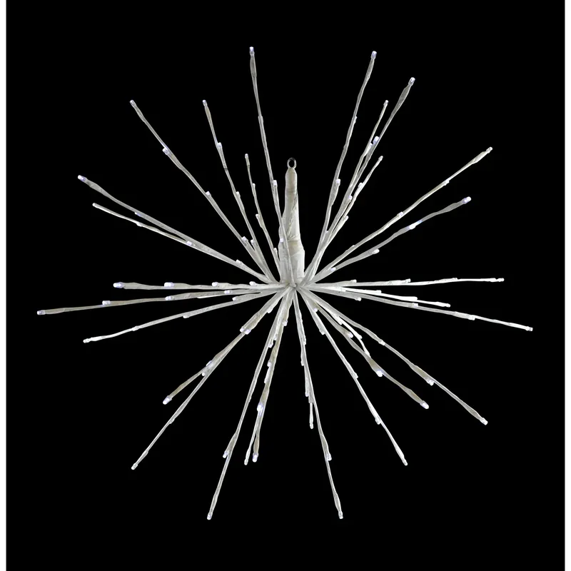 Celebrations Platinum LED Cool White Radiant Blast 24 In. Hanging Decor