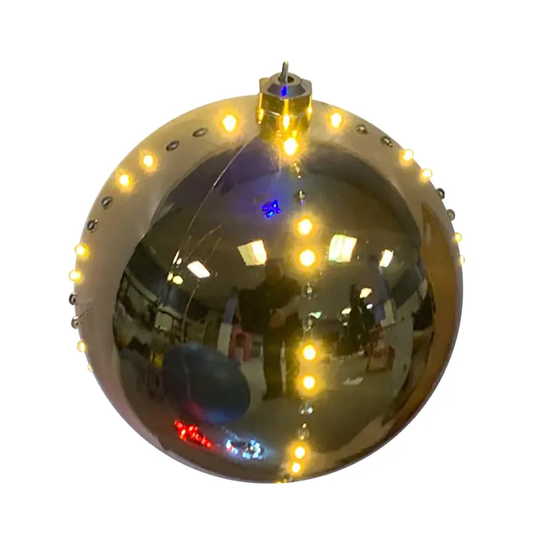 Platinum Led Clear/warm White Lighted Ornament 6 In. Hanging Decor