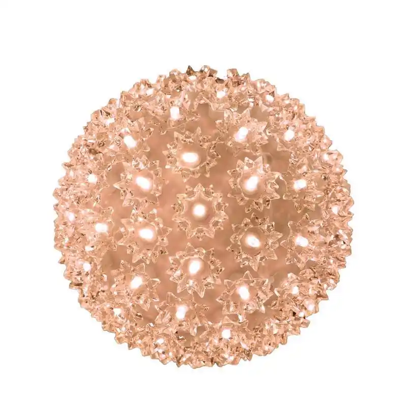 Led Warm White Starlight Sphere 7.5 In. Hanging Decor For Christmas