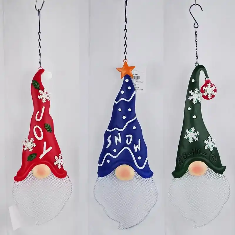 Alpine Christmas Bird Feeder Hanging Sign 1 Piece 18 In Height 3 In Width